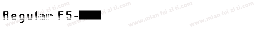 Regular F5字体转换